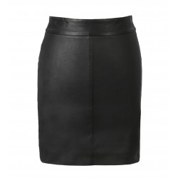 black leather pencil skirt genuine