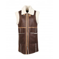 sleeveless coat