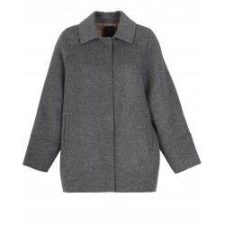 wool coat short womens