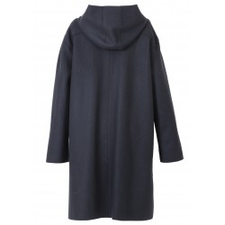 women's wool hooded coat