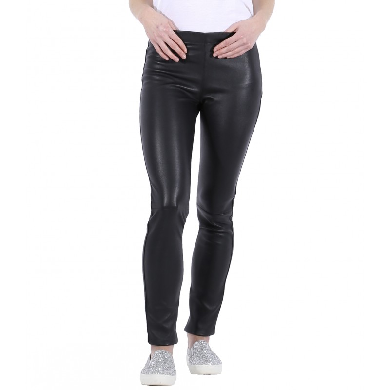 legging cuir veritable